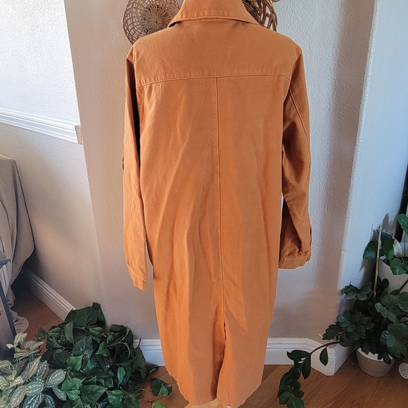 Color Me Cotton CMC Soft Full-Length Trench Coat SZ M Fall - Picture 6 of 8